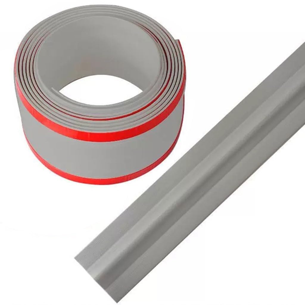 PVC Canalina Passacavi Pavimento Cavi Durevole Calpestabile cavità Cavo Protezione Copricavi Proteggere Copertura per La Casa, Ufficio(Color: Gris, S: 6m)