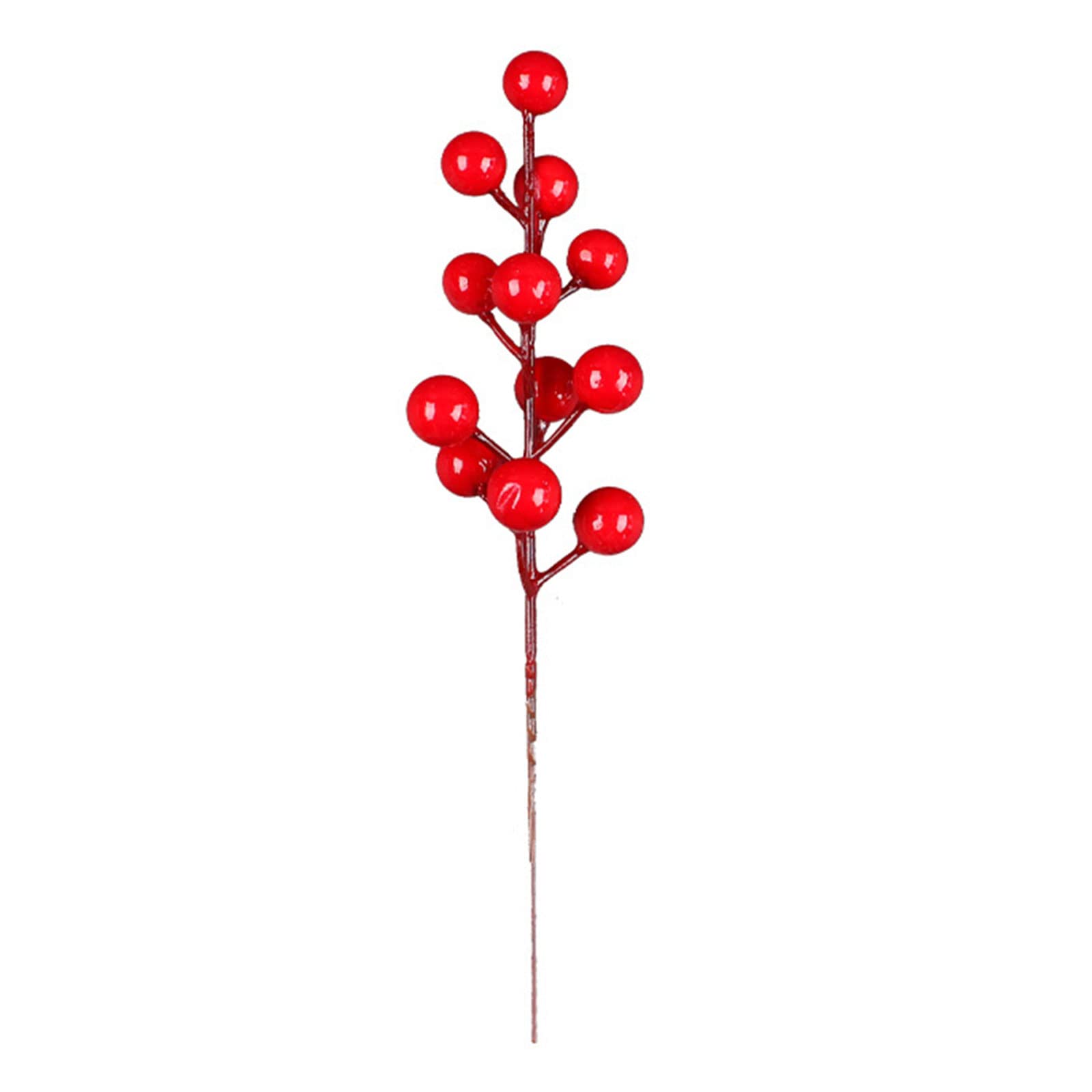 MHADBKH 10Pcs Artificial Stems 7.8 Inch Christmas Artificial Fruits Home Wedding Christmas Tree Decors