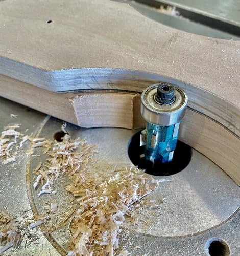 Mabco 0001 Flush Trim Spiral Router Bit, 1/2 Inch Shank Carbide Double Bearing Router Bit thumb #3
