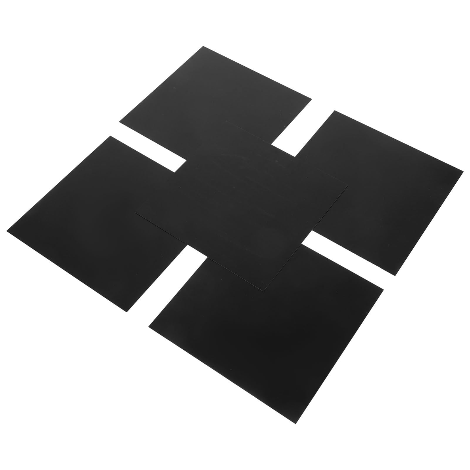 FUNOMOCYA 5 Pcs Sheet DIY Aluminum Plate Black DIY Crafting Aluminum Plate Industry Aluminum Plate Aluminum Aluminum Plate