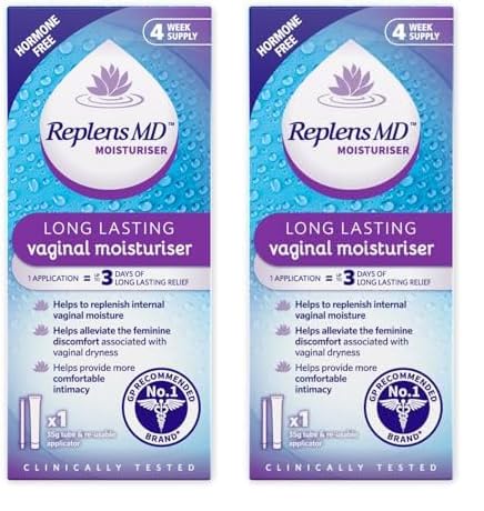 ReplensLonger Lasting Vaginal Moisturiser, 35g (Pack of 2)