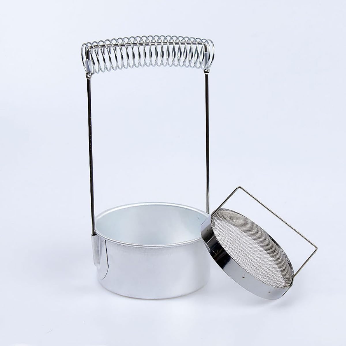 Stainless Steel Hanging Paint Brush Washer with Spiral Brush Cleaner for Oil Painting and Acrylic Art Supplies for Painting Studios and Outdoor Use