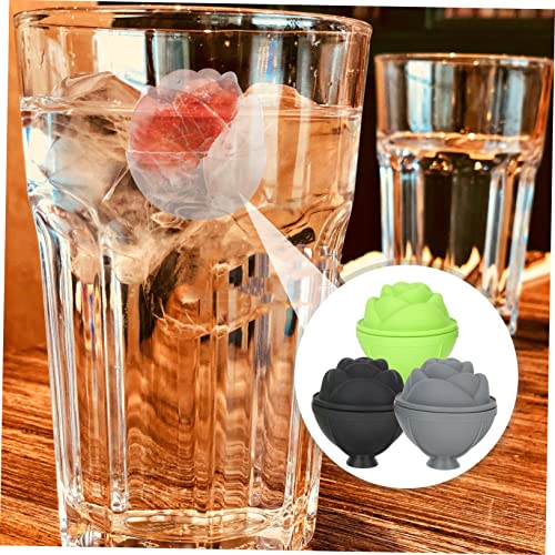 Molde de silicona para hielo en forma de bola 3 pzas miniatura 7