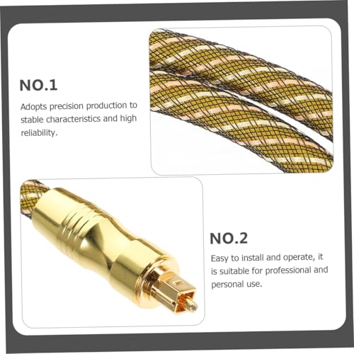 Cable óptico de audio digital para conectar Smart TV a amplificador de salón 6