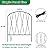 Decorative Garden Fence 10 Pack,10.5ft(L) x16in(H) Garden Decorative Fence,Rustproof Metal Wire Garden Fence Border for Outdoor Yard Landscape Patio for Dog Rabbit Pet,Small Animal Barrier Fence