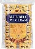 Blue Bell Homemade Vanilla Ice Cream Cups, 12 Count