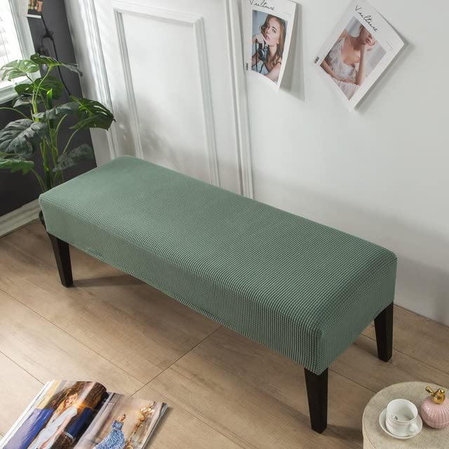 ZZDZW Bench Covers for Dining Room Kitchen Dinner Table Extra Large/Small 5 Sizes Removable Washable Upholstered Bench Slipcover Seat Protector Cover for Cushion Chair Bedroom