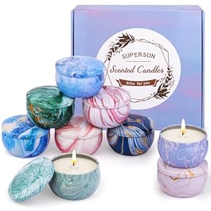 Scented Candles Gift Set for Women, 9Packs Soy Candles for Home Scented, 180H Burning Aromatherapy Candles, 2.5oz Natural Soy Wax Candle Gift Set, Ideal Gifts for Valentines Day Christmas Birthday