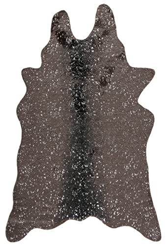 Tapete SAFAVIEH Faux Cow Hide 152x197 cm Gris Oscuro miniatura 3