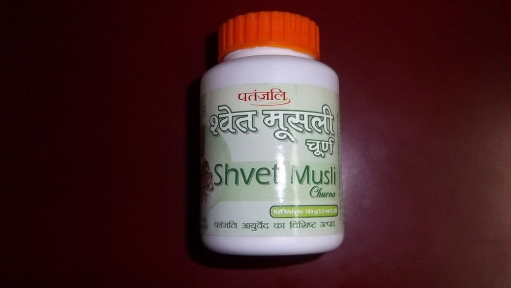 Patanjali Ramdev Divya Shvet Musli Churna 100Gms Unisex 100 Gm Pack Of 4