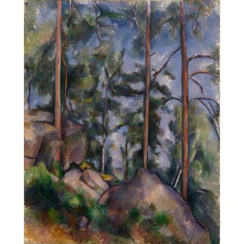 Pins et rochers de la forêt de Fontainebleau 1897 toile roulée décoration murale