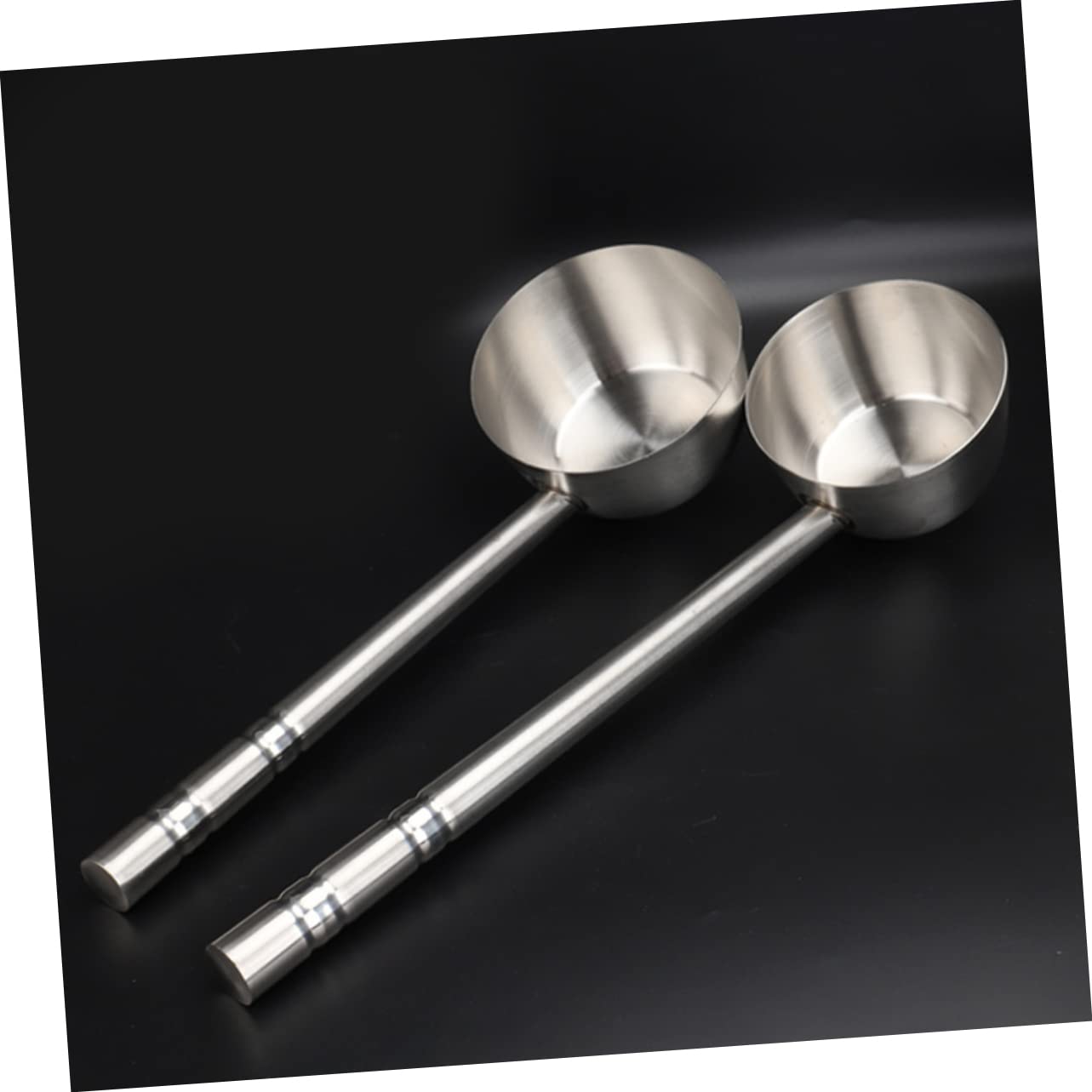 Cucharón de Agua de Acero Inoxidable Plata, Mango Largo, Multiusos