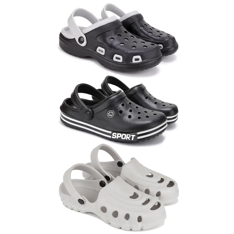 WINGSCRAFT Lightweight Classic Clogs || Sandals with Slider for Men-Combo(3)-3018-3014-3135-picture-44