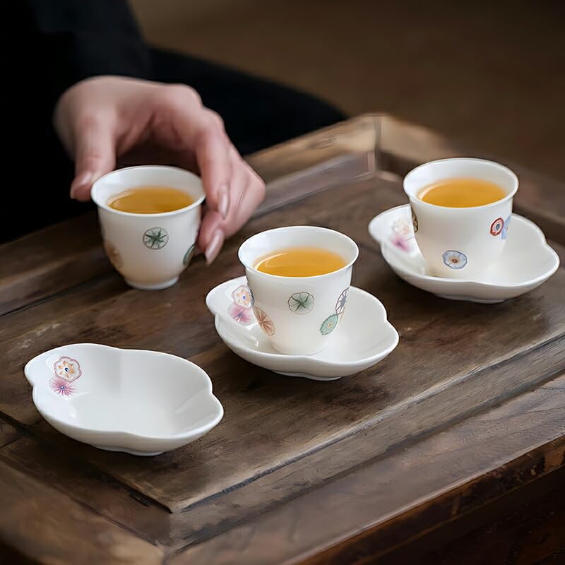 インテリア　カエル　置物　コップ　湯吞みセット　湯吞み茶碗　ソーサー インテリア カエル 置物 コップ 湯吞みセット 湯吞み茶碗 ソーサー