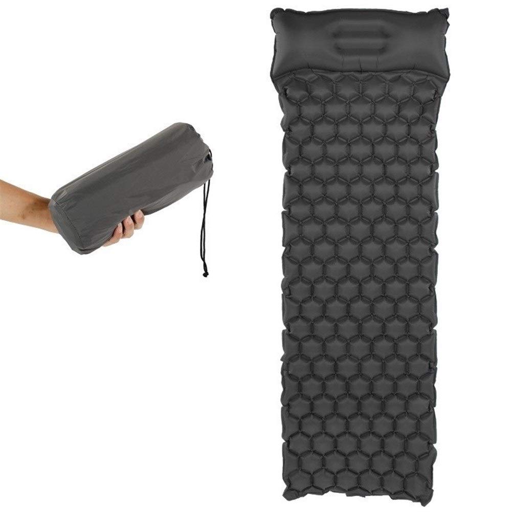 Camping Slaapkussen, zelfopblazende kussens matras, lichtgewicht luchtmatras met opbergtas, opvouwbare kamp slaapmatten, geïsoleerde campingbank voor tent reizen wandelen rugzak (#2
