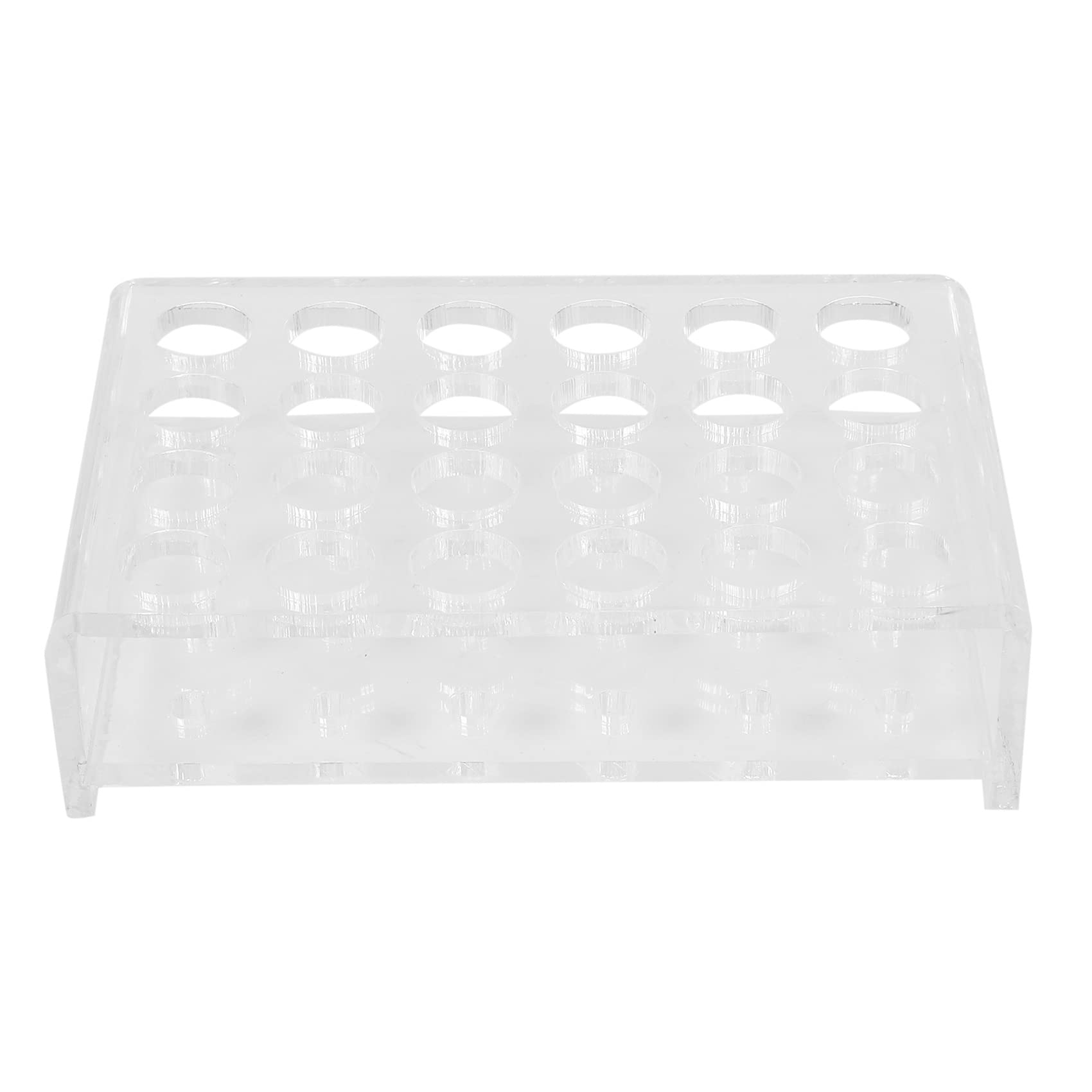 Bosiyrggrl 1.5Ml Centrifuge Tubes 11mm Dia Test Tube Plastic Rack Stand 24 Holes
