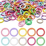 [100 Pcs Bulk Value Set-10 Distinct Colors]Stop running out of supplies! This massive 100-piece set includes 10 vibrant, assorted colors with 10 rings each. Ideal for teachers, crafters, or small businesses, this bulk pack ensures you have enough rou...
