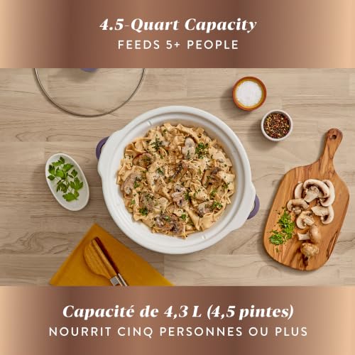 Image of Crock-Pot Design Series 4.5 Quart Manual Slow Cooker, Purple Potato