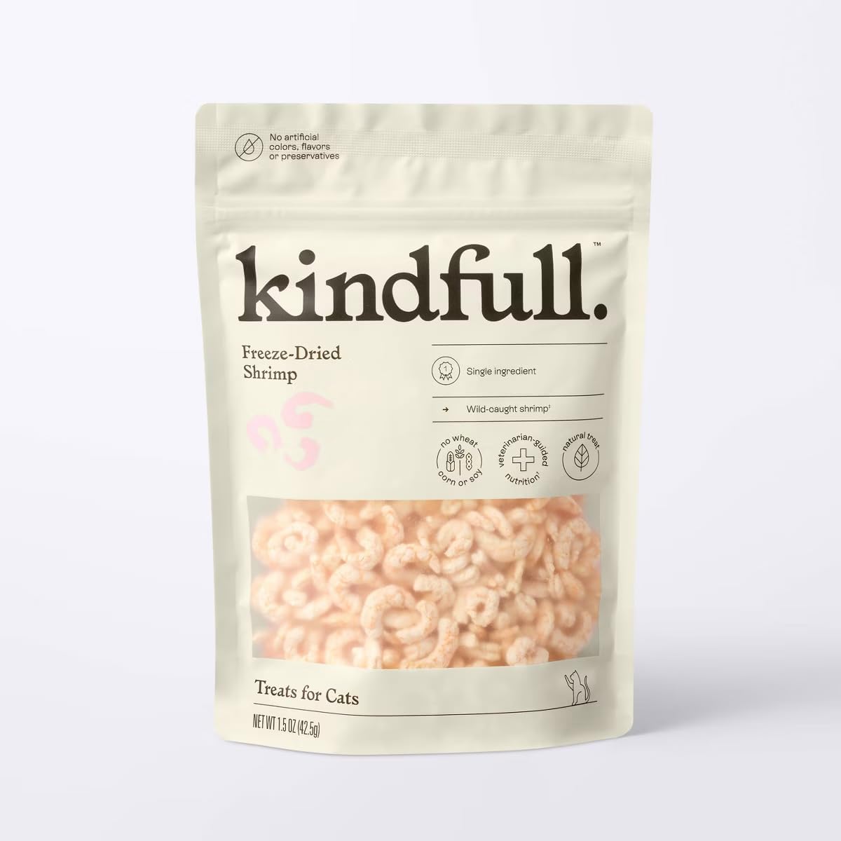 Kindful Freeze-Dried Cat Treats Shrimp Flavor - 1.5oz