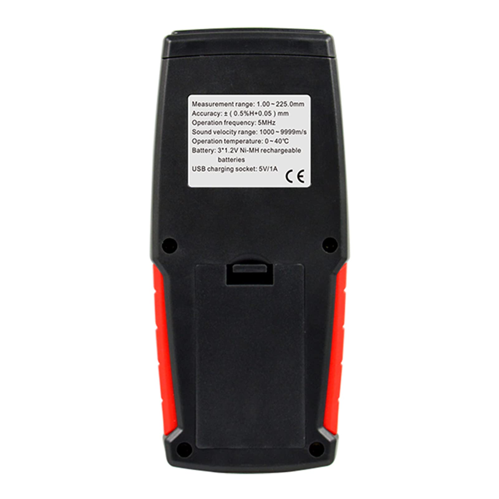 WT100A Spessimetro ad Ultrasuoni Digitale 1-225 mm 1000-9999 m/s Tester
