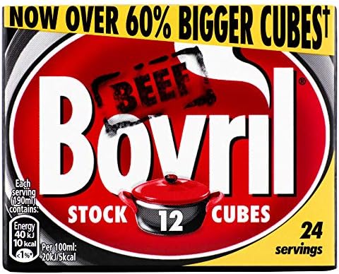 Bovril Beef Stock Cubes - 6 x 12's