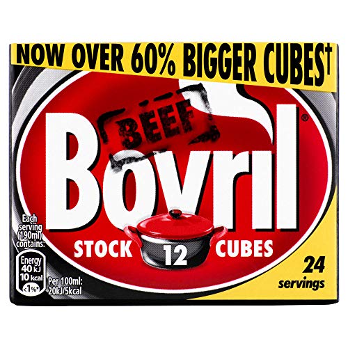 Bovril boeuf cubes sélection 6 x 12 pièces pour amateurs de cuisine riche