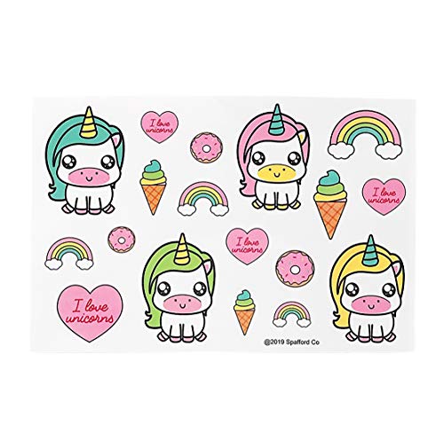 Spafford Co. 180 Unicorn Stickers for Girls 10 Individual Sheets Unicorn Party Favors Spafford Co. 180 Unicorn Stickers for Girls 10 Individual Sheets Unicorn Party Favors