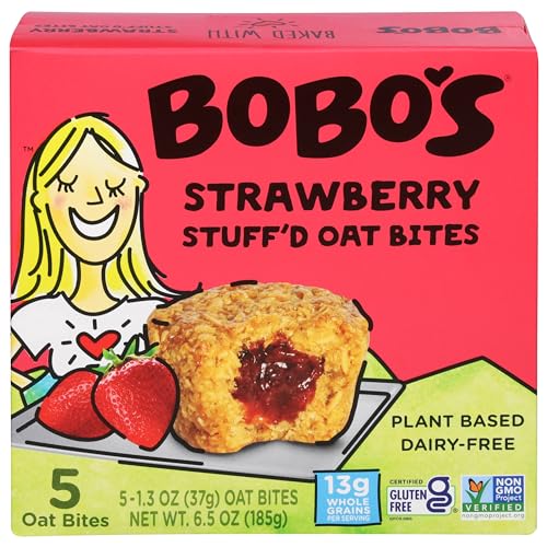 Bobo's Oat Bars Strawberry Bites 5 counts, 1.3 OZ