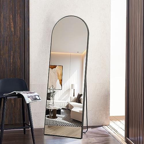 NARCISSUS Ganzkörperspiegel 147 x 46 cm, rechteckiger Stand- oder Wandspiegel, Rahmen aus...