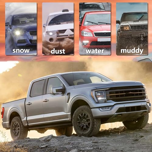 Image of XUKEY 4PCS Mud Flaps Splash Guard for Ford F150 2025 2024 2023 2022 2021 Mudguards Mudflaps Fender Tire Protector Rear Front Car Accessories Replacement