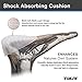 Tuli's Heavy Duty Gel Heel Cups, Cushion Insert for Shock Absorption, Plantar Fasciitis, Sever’s Disease and Heel Pain Relief, Made in USA, Regular, 1 Pair