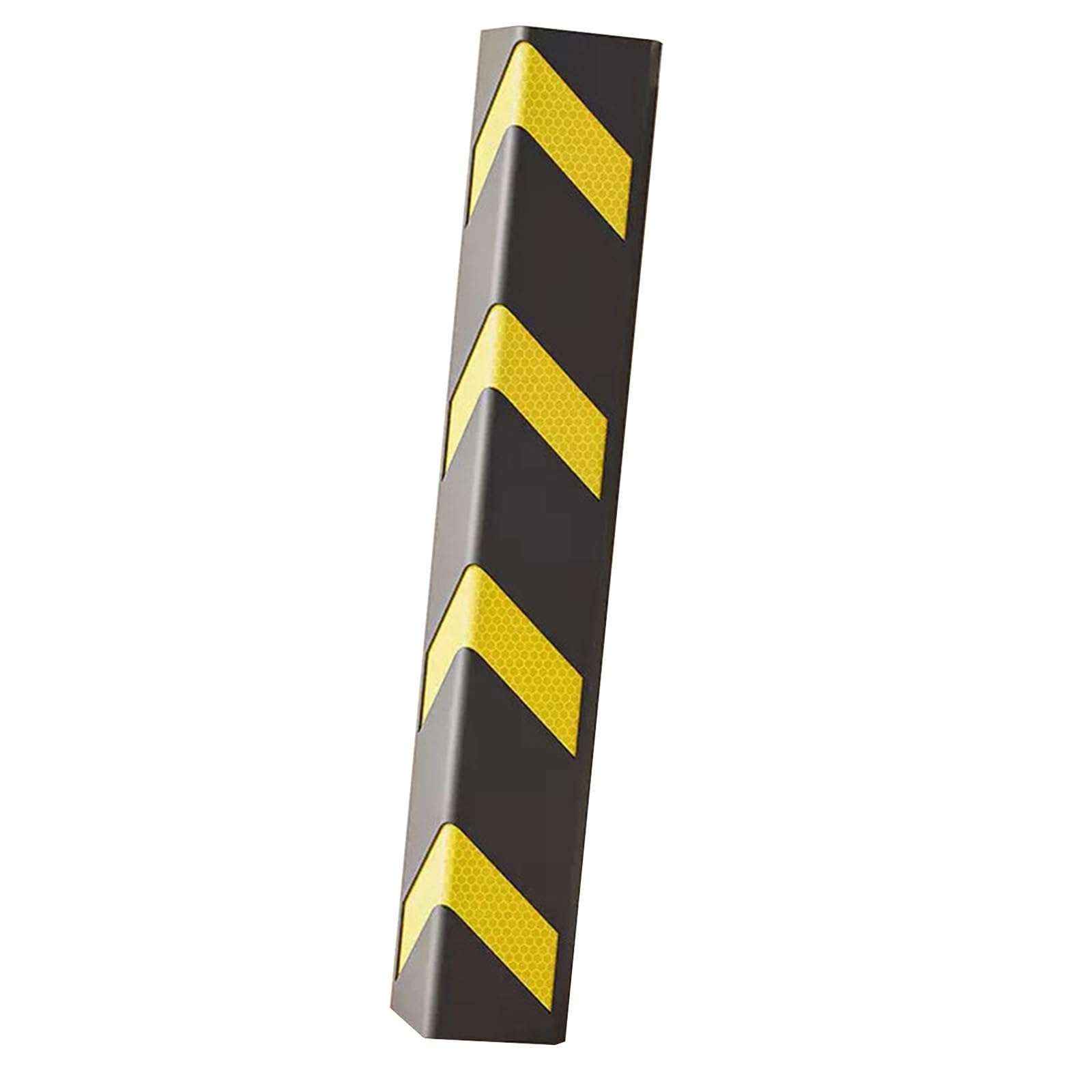 Protector Columnas Garaje Reflectantes, para Garajes Protector Pared Garaje, Amarillos y Negros, Ideales para Garajes y Estacionamientos(800mm x 100mm x 10mm)
