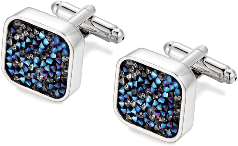 カフスボタン, 男性用カフスボタンMen'sCreative シャツアクセサリー特別な機会の結婚式新郎最高の贈り物（無料ボッ
