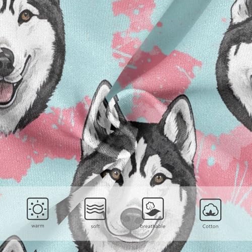 Black White Husky Dog Cotton Toddler Underwear, Kids Underwear Girls, 2T–8 Years3