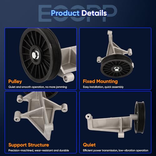 Image of ECCPP A /C Compressor Bypass Pulley Fits 2000-2006 for Jeep Wrangler 4.0L