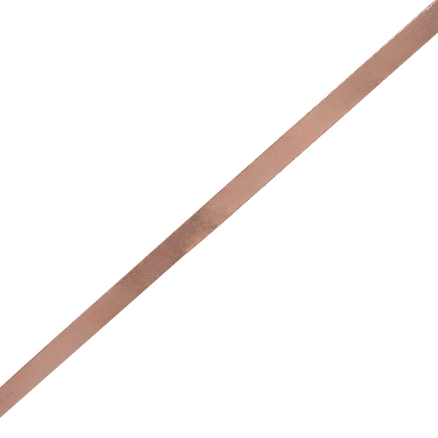 en Feuille de Cuivre avec AdhéSif Conducteur (6 Mm X 33 MèTres) - Artisanat, Vitrail, Soudure, RéParations éLectriques, Mise à la Terre, Blindage
