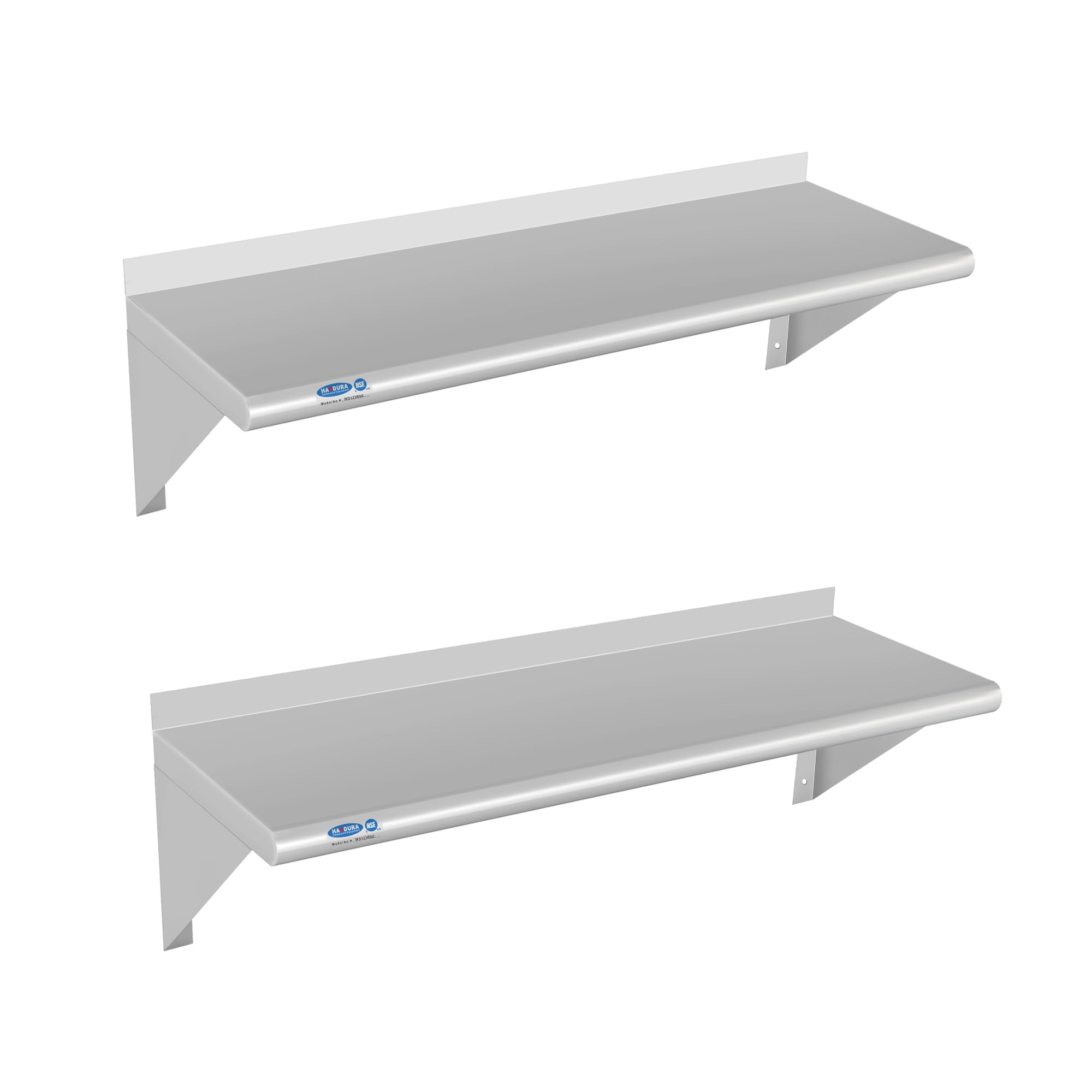 HARDURA 2 Pack Stainless Steel Shelf 12" X 36", 180LB