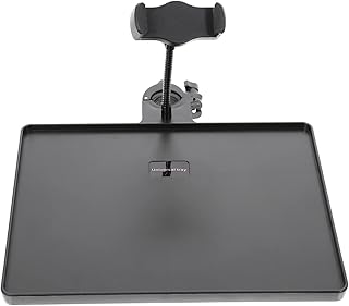 Milisten Stand Rack Holder Shelf On Clamp-on Sound Tray Live Phone Chat Broadcast Microphone Bracket for Streaming Card Music Alloy Clamp Room