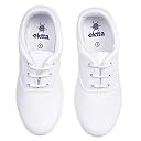 Ektta Boy's Lace Up School Shoes White gallery image