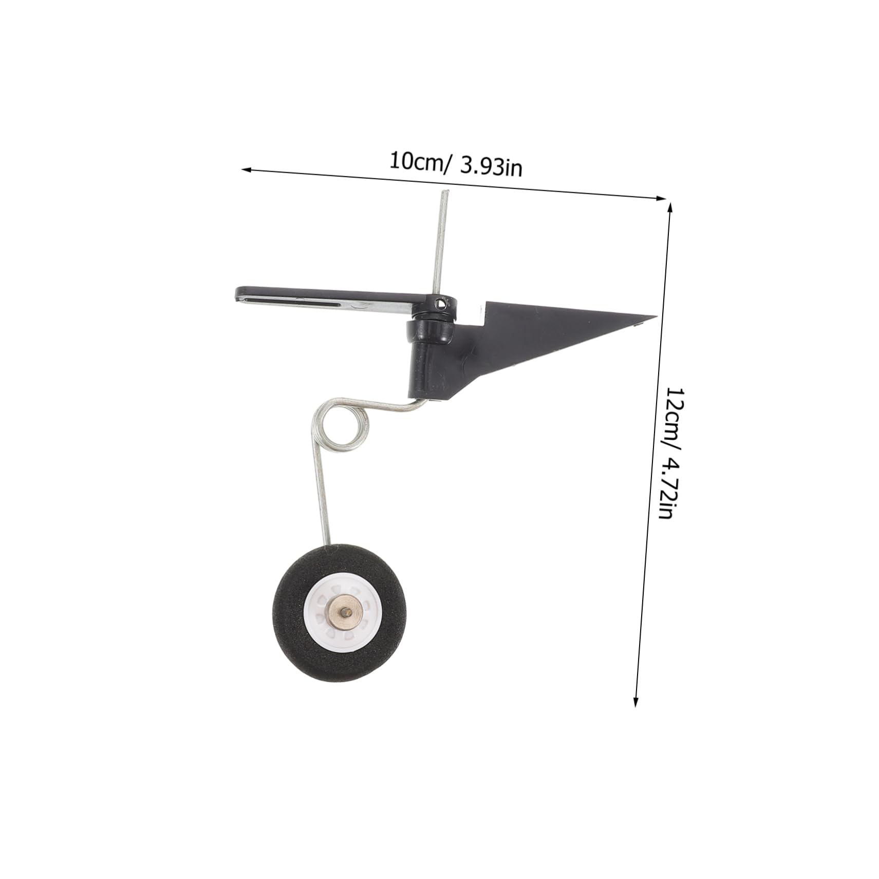 Kisangel Model Airplane Landing Gear Set Tail Wheel Assembly for DIY Rc Model Plane Aircraft Toy Airplane Parts