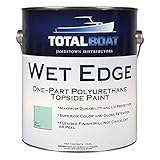 TotalBoat Wet Edge Marine Topside Paint for Boats, Fiberglass, and Wood (Sea Foam, Gallon)