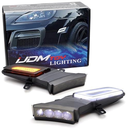 Lámparas LED Euro Smoke para Porsche Cayenne 2007-10 miniatura 1