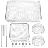 RV Furnace Vent Screen for Water Heater Vent Cover, RV Bugs Screen, Flying Insect Screen, Stainless Steel Mesh with Installation Tool