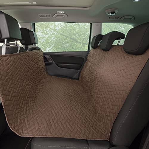 Funda coche perros GAIA impermeable asiento universal 130x150 cm marrón