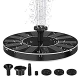 Verbesserte Version von Solar Spray: Anders als der auf dem Markt erhältliche 1,4-W-Brunnen ist unser Brunnen mit PET laminiert, das eine höhere Umwandlungseffizienz und eine längere Lebensdauer aufweist. Das Solarpanel ist bei mehrmonatigem Sonnenschein nicht leicht zu zerbrechen.