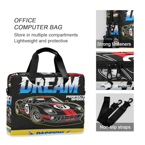 Bolsa porta laptop con cremallera y correa ajustable 15.6 pulg miniatura 5
