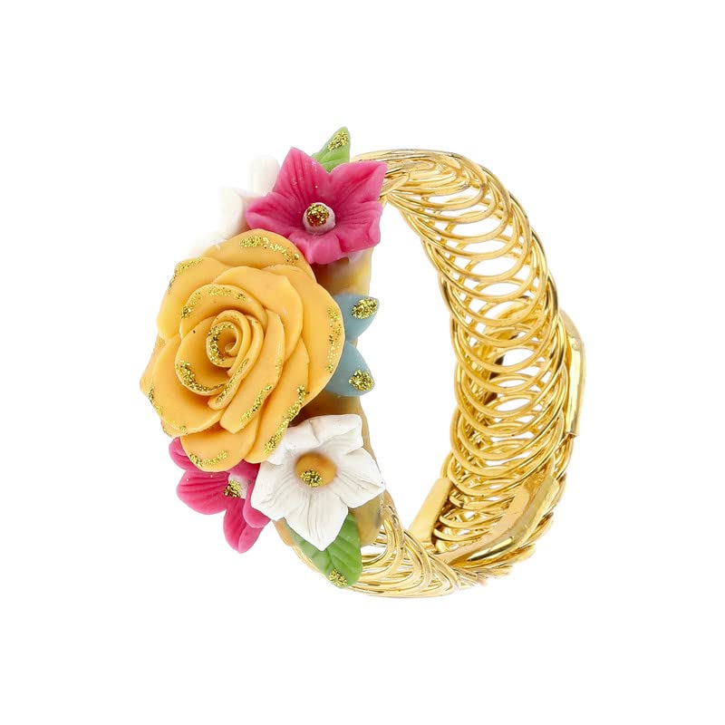YOU & YOURS KADDA/BANGLE Handmade Artificial Flower Jewellery for Women/Girls - Image 2 thumbnail