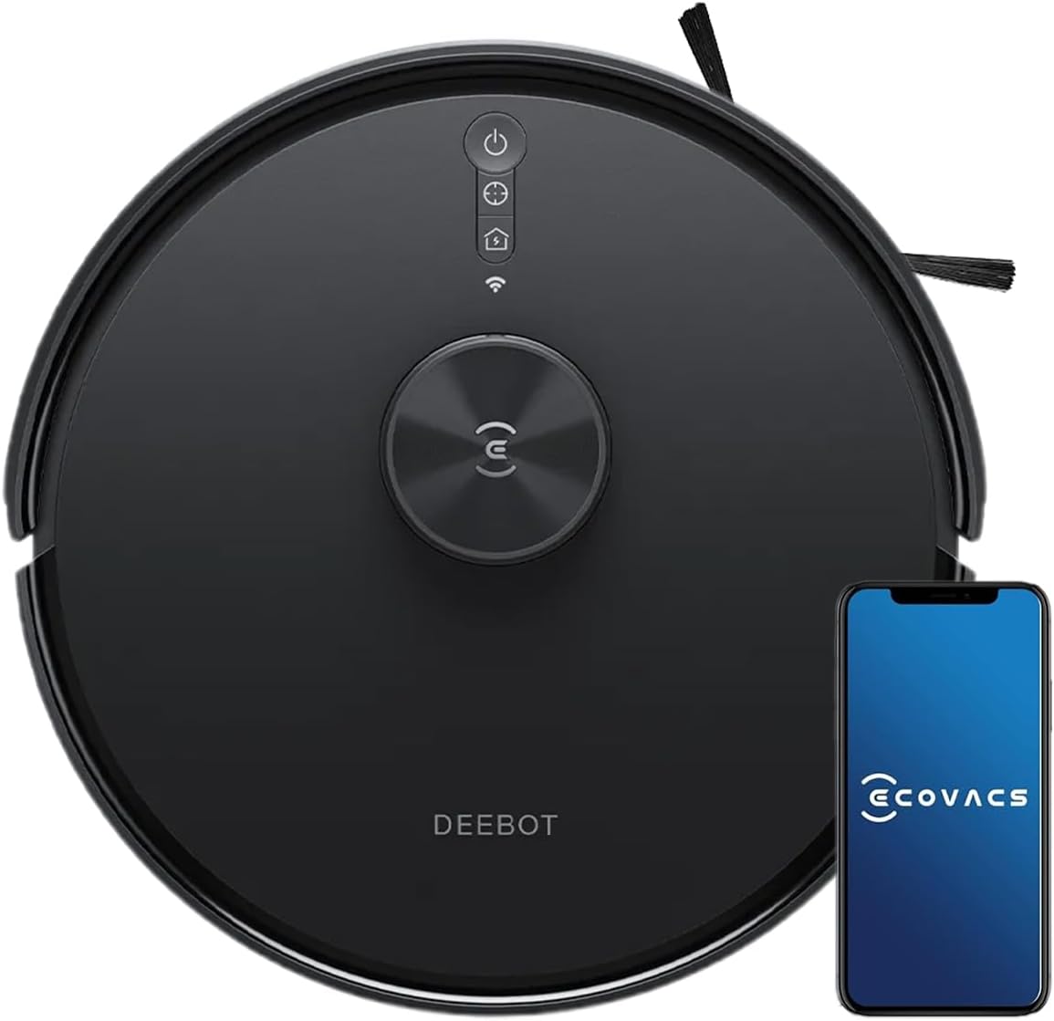 DEEBOT Y1 PRO 2 in 1 Robot Vacuum Cleaner & Mop, 6500 Pa Suction, 5200 mAh Battery, Wet & Dry Cleaning, Covers 3500+ Sq. Ft., Advanced Navigation & True Mapping, 320 Minutes Run-Time