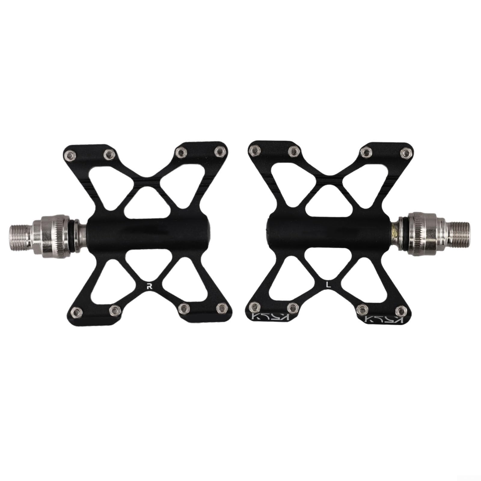 Pedales de liberación rápida con características antideslizantes para bicicletas plegables y de montaña Brompton de 9/16 pulgadas, diseño de aluminio