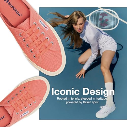 Image of Superga 2750 Cotu Classic Canvas Sneakers for Men & Women - Iconic Italian Men's and Women's Tennis Shoes with Breathable Upper, Non Slip Rubber Sole